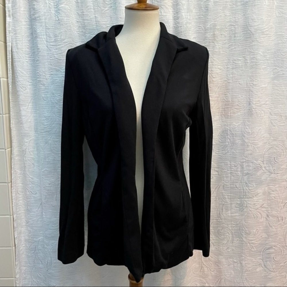 Badgley Mischka American Glamour Open Cardi Stretch Blazer - Picture 8 of 8